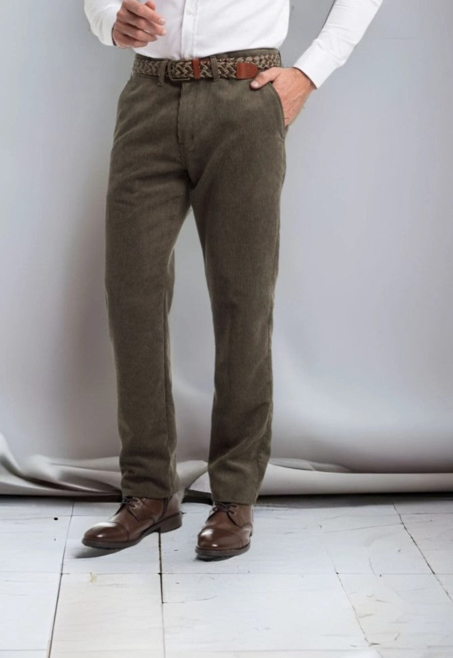 Green corduroy dress pants Sizes 40 to 60 – Testimu Moda