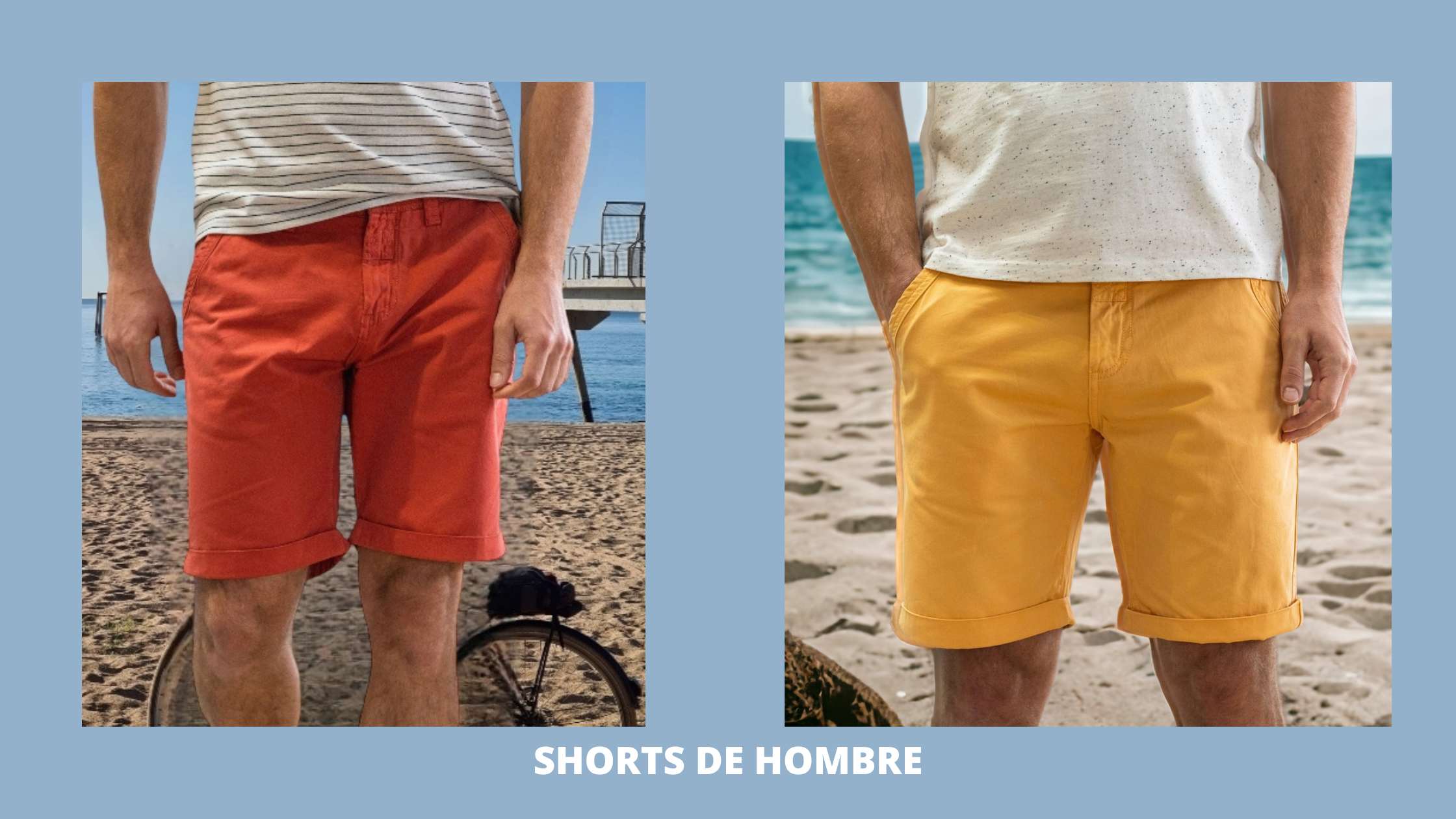 Historia de las Bermudas, Shorts o pantalones cortos de hombre – Testimu