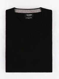 Jersey de Cashmere Touch Negro de hombre en tallas desde la 2XL a la 5XL