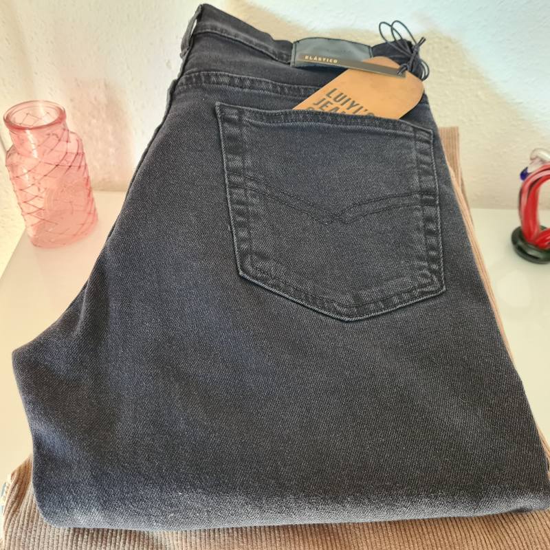 Pantalones Tejano Elástico Negro en testimu.com de T'estimu Moda