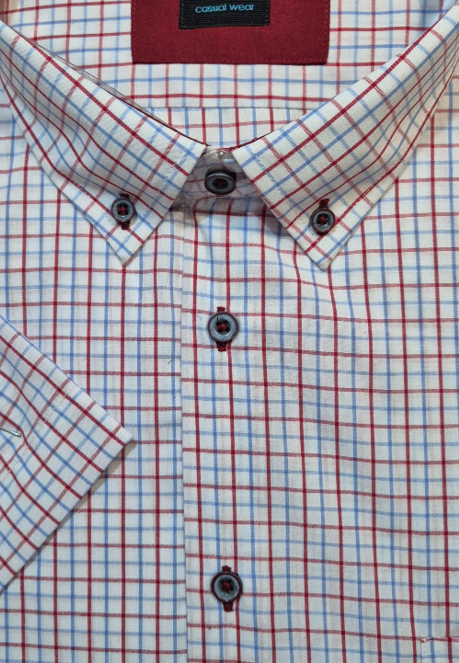 Camisa manga corta cuadros - Costa Brava