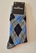 Pack 3 Calcetines de algodón para hombre en dibujos rombos en varios colores