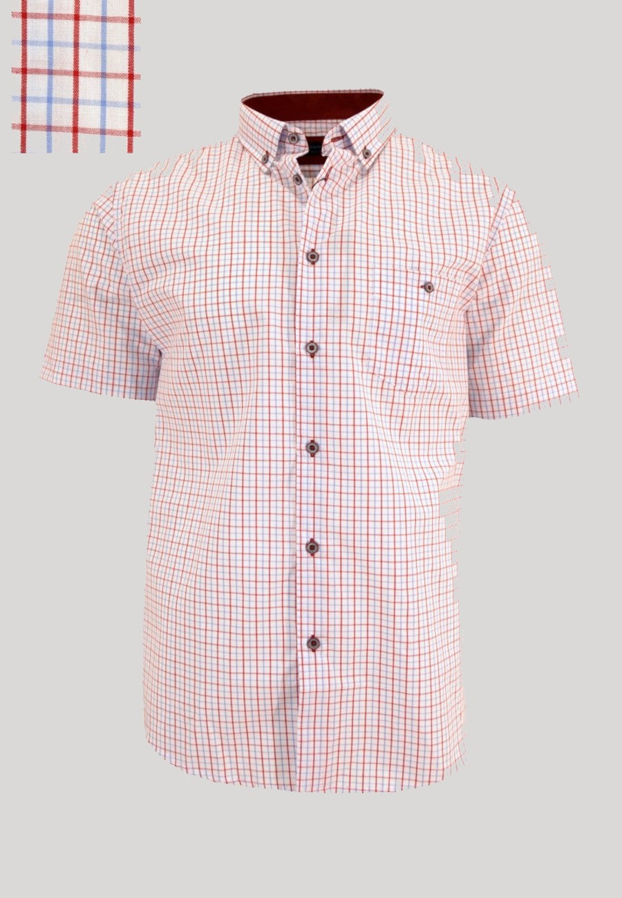 Camisa manga corta cuadros - Costa Brava
