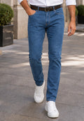 Tejano elástico azul medio 4 estaciones en testimu.com de T'estimu Moda Hombre