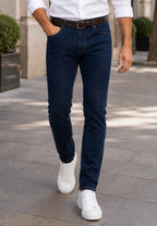 Tejano elástico azul oscuro 4 estaciones en testimu.com de T'estimu Moda Hombre
