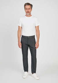 Pantalón diseño tejano con bolsillo francés de lino - LINUX