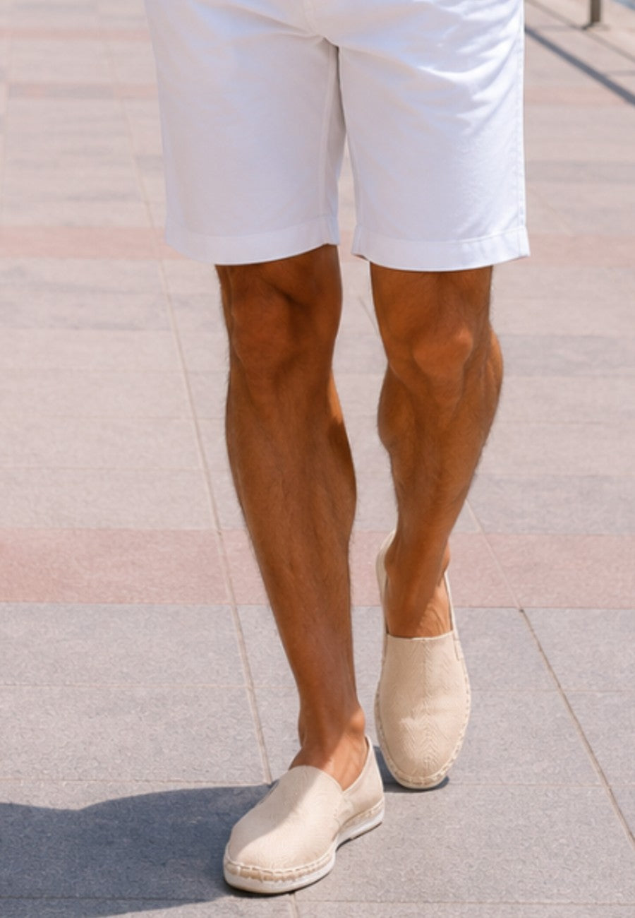 Alpargatas artesanas de yute lona de espiga beige talla 40 a la 46
