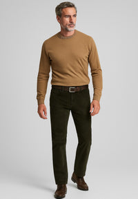 Pantalón de pana elástico Astorga verde en testimu.com de T'estimu 