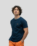 Camiseta Vintage Azul Marino de algodón orgánico en testimu.com de T'estimu moda