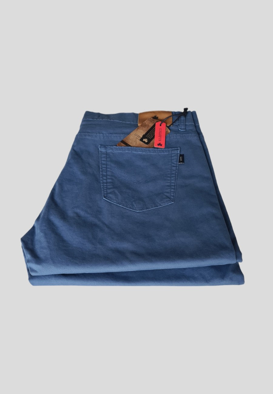 Pantalones tipo Jeans elásticos color Azulón en testimu.com de T'estimu Moda