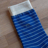 Calcetines de algodón Hecho a mano Para Hombre - Azul Real