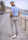 Pantalón tejano de tiro alto elástico Bahia color gris