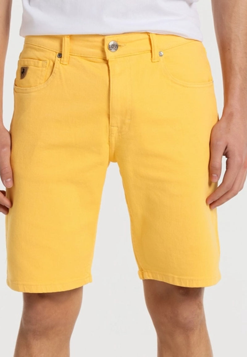 Bermudas de Hombre Jeans LOIS Amarillo de Tiro medio – Testimu Moda