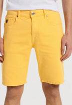 Bermudas de Hombre Jeans LOIS Amarillo de Tiro medio