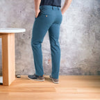 Pantalón casual tipo chino elástico de hombre - Blanes