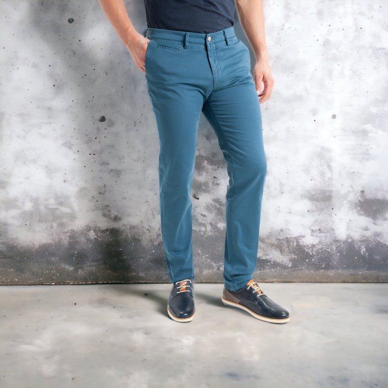 Pantalón casual tipo chino elástico de hombre - Blanes
