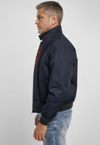 Chaqueta estilo Bomber con forro interior Inglés - Color Azul Marino