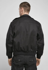Chaqueta estilo Bomber con forro interior Inglés - Color Negro