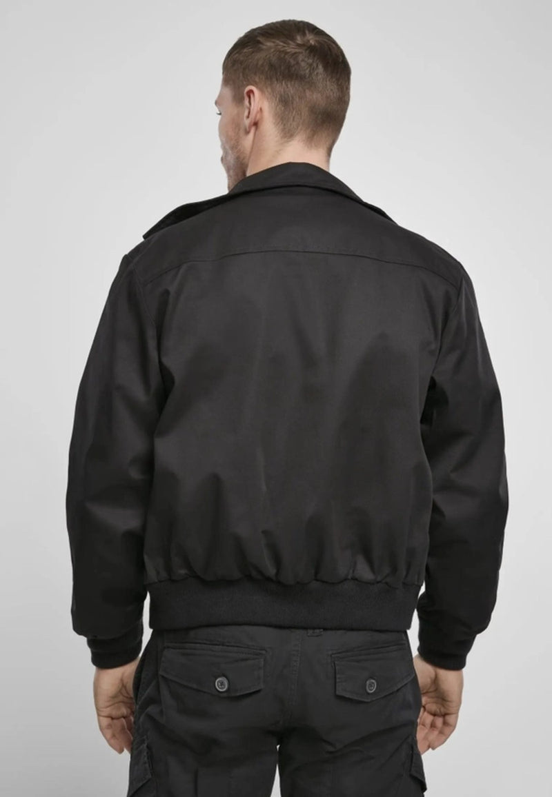 Chaqueta estilo Bomber con forro interior Inglés - Color Negro