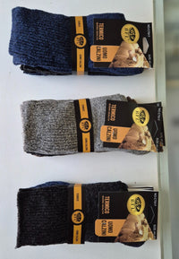 Pack de tres Calcetines de lana gruesa para hombre