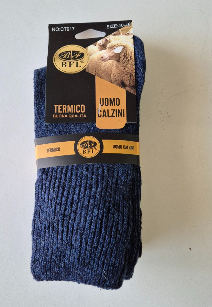 Pack de tres Calcetines de lana gruesa para hombre