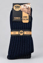 Pack de 3 Calcetines térmicos de lana, canalado para hombre