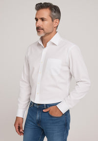 Camisa blanca de manga larga talla XXL a la 5XL