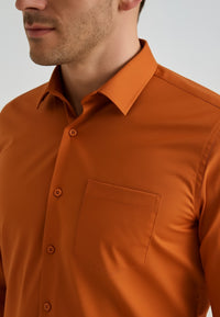 Camisa Cobre de manga larga talla XXL a la 5XL