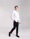 Camisa Oxford de hombre Blanca con lunares negros en testimu.com de T'estimu moda
