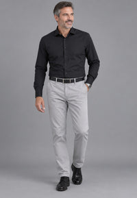 Camisa de vestir de sastrería hechas a mano color negra | T'estimu