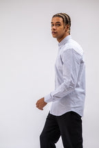 Camisa Oxford de hombre Rayas Azules en testimu.com de T'estimu Moda