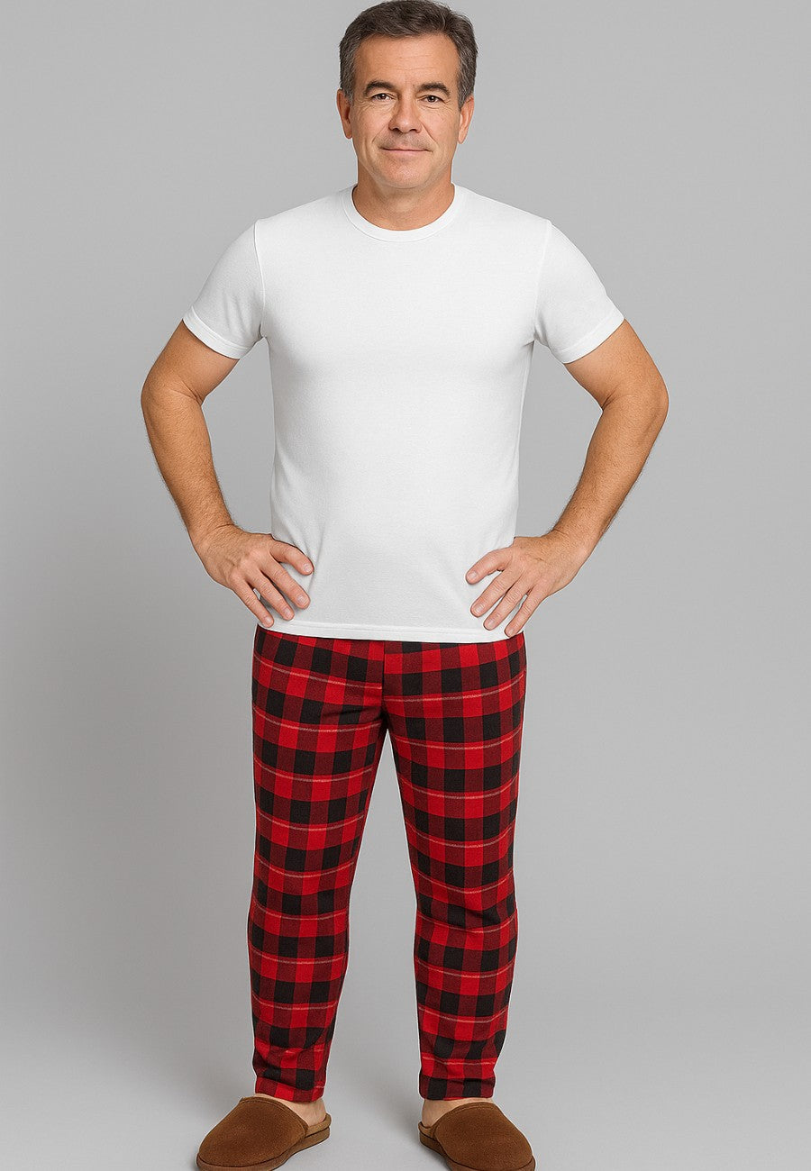Camiseta de interior de manga corta de color blanco para hombre