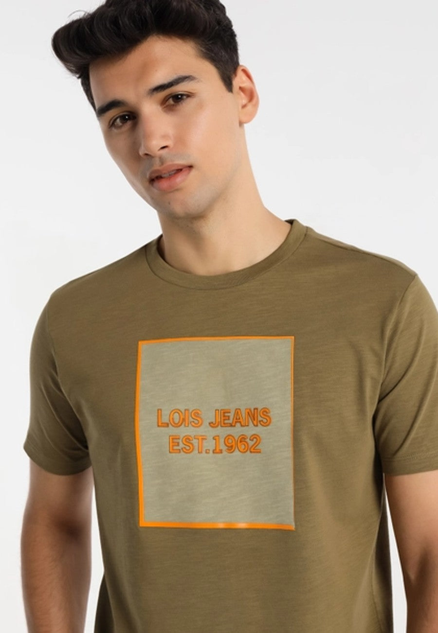 Camiseta de algodón Verde pasto 1962 - Lois Jeans en testimu.com de T'estimu Moda