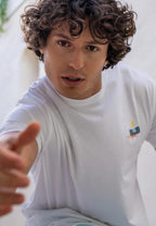 Camiseta Vintage Blanca de algodón orgánico