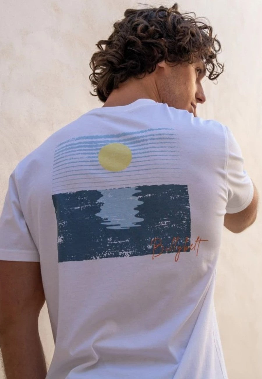 Camiseta Vintage Blanca de algodón orgánico