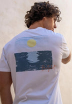 Camiseta Vintage Blanca de algodón orgánico