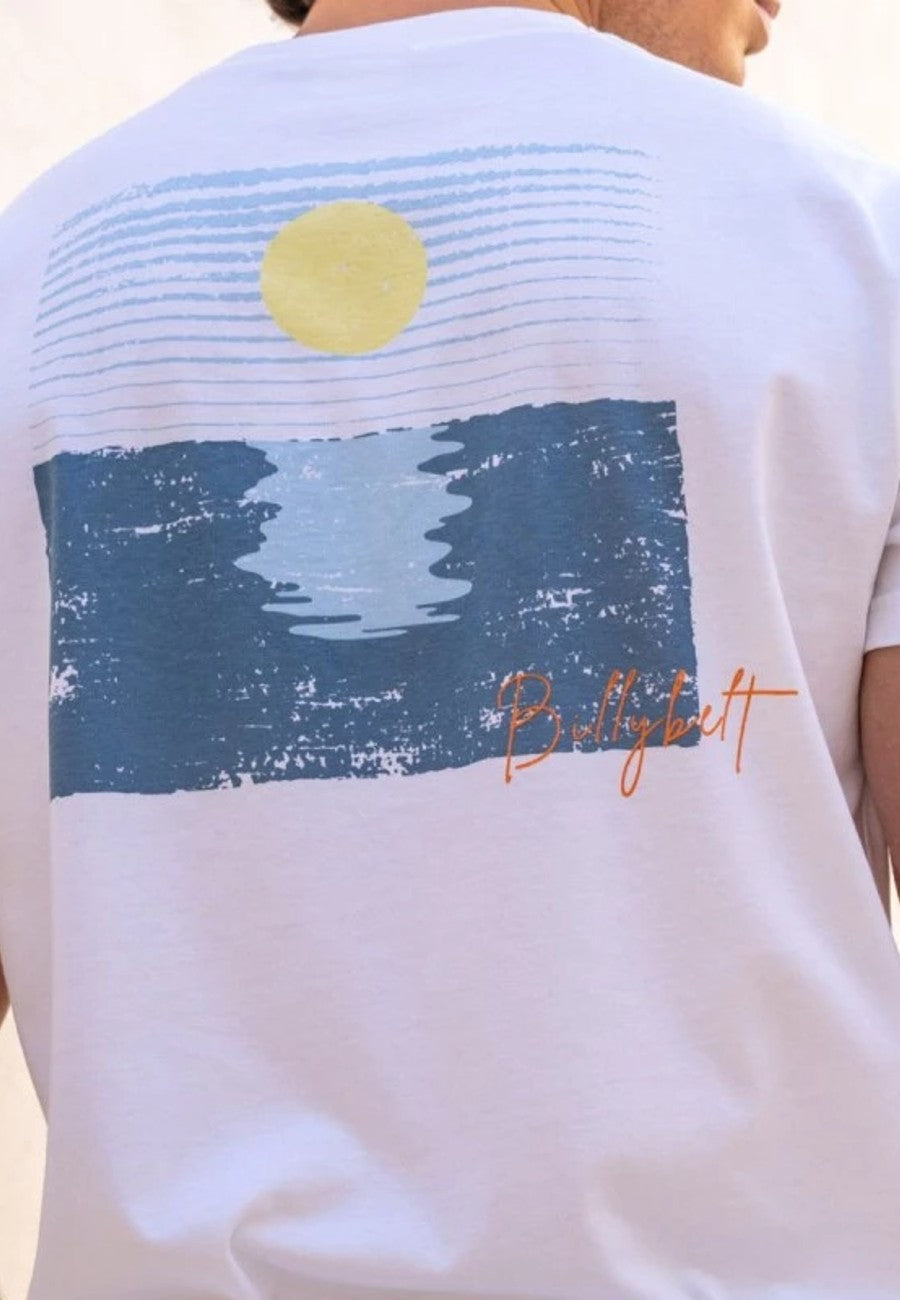 Camiseta Vintage Blanca de algodón orgánico