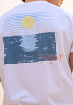 Camiseta Vintage Blanca de algodón orgánico