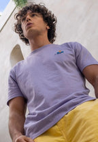 Camiseta Vintage Malva de algodón orgánico