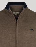 Cárdigan de punto con cremallera y cuello de cisne (7 colores)