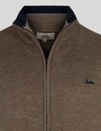 Cárdigan de punto con cremallera y cuello de cisne (7 colores)