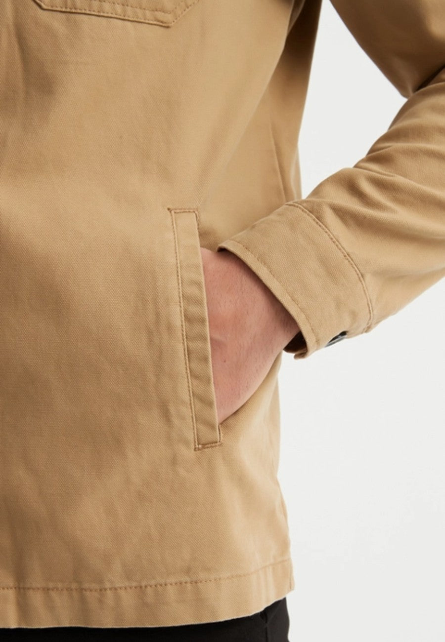 Chaqueta casual elegante para hombre en camel