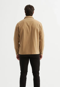 Chaqueta casual elegante para hombre en camel