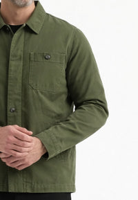 Chaqueta casual elegante para hombre en verde kaki
