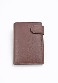 Cartera billetera de piel vacuno con protección NFC/RFID