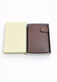 Cartera billetera de piel vacuno con protección NFC/RFID