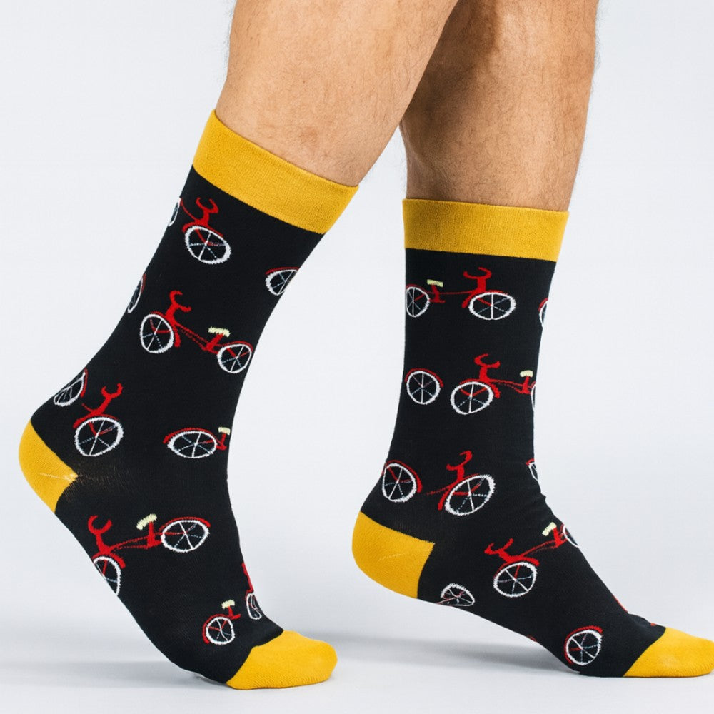 Pack 3 Calcetines de algodón para hombre en varios colores y dibujos variados