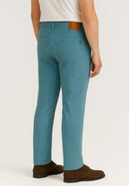 Pantalon de verano tipo Jeans en tejido estructurado - CHICAGO