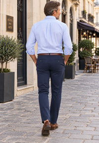 Pantalones tipo chinos Sport Bahía semi/slim azul marino