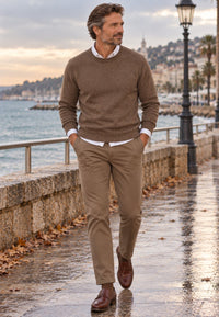 Pantalones tipo chinos Sport Bahía semi/slim tostado
